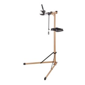 Bike Repair Stand, Max. 110 lb Heavy-duty Bicycle Work Stand with 40.3-59.4 in Adjustable Height & Large Tool Tray, Foldable Ebike Maintenance Ra